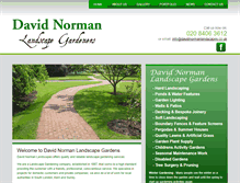 Tablet Screenshot of davidnormanlandscapes.co.uk